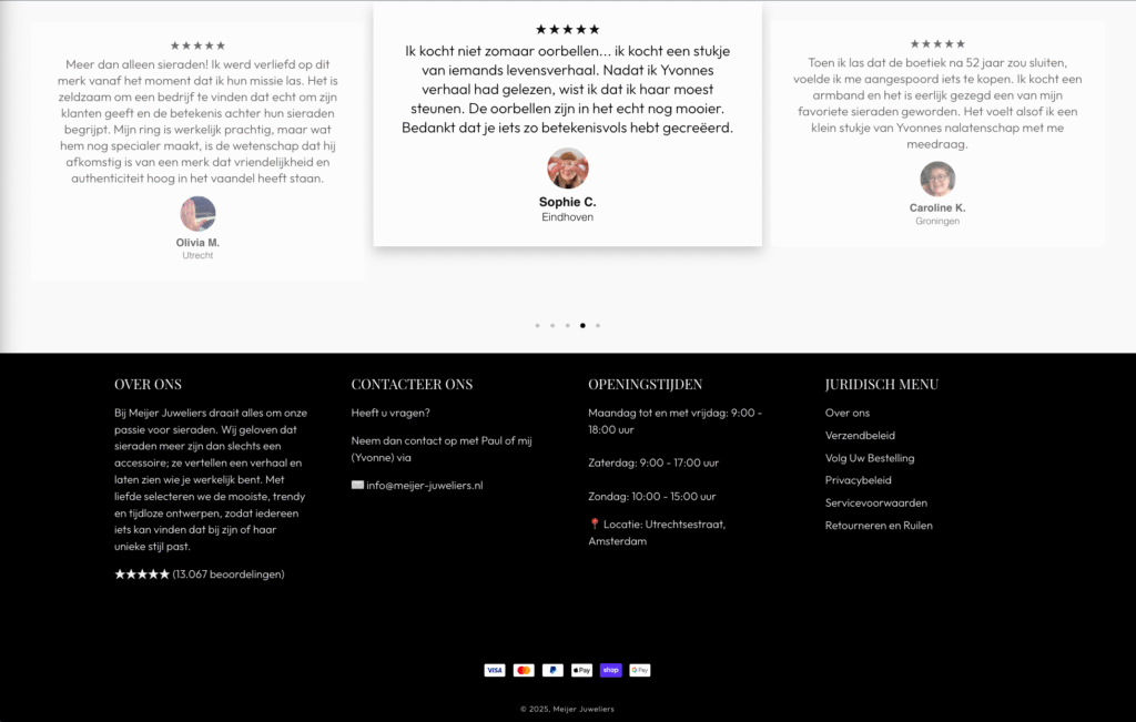 Malafide webshop zonder compleet adres